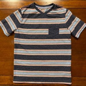 Arizona Jeans Boys Striped V-neck T-shirt XL 14/16